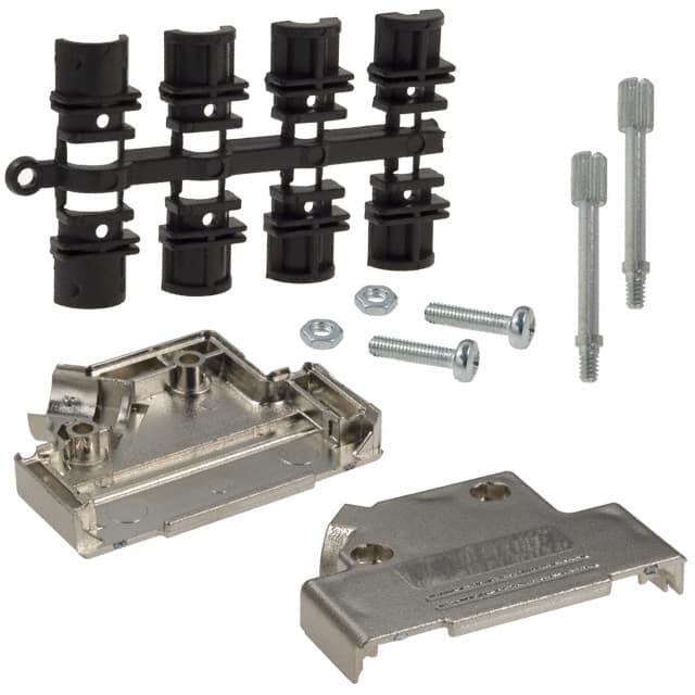 971-025-020-121 NorComp Inc.  Carcasas traseras para conectores D-Sub en forma de D